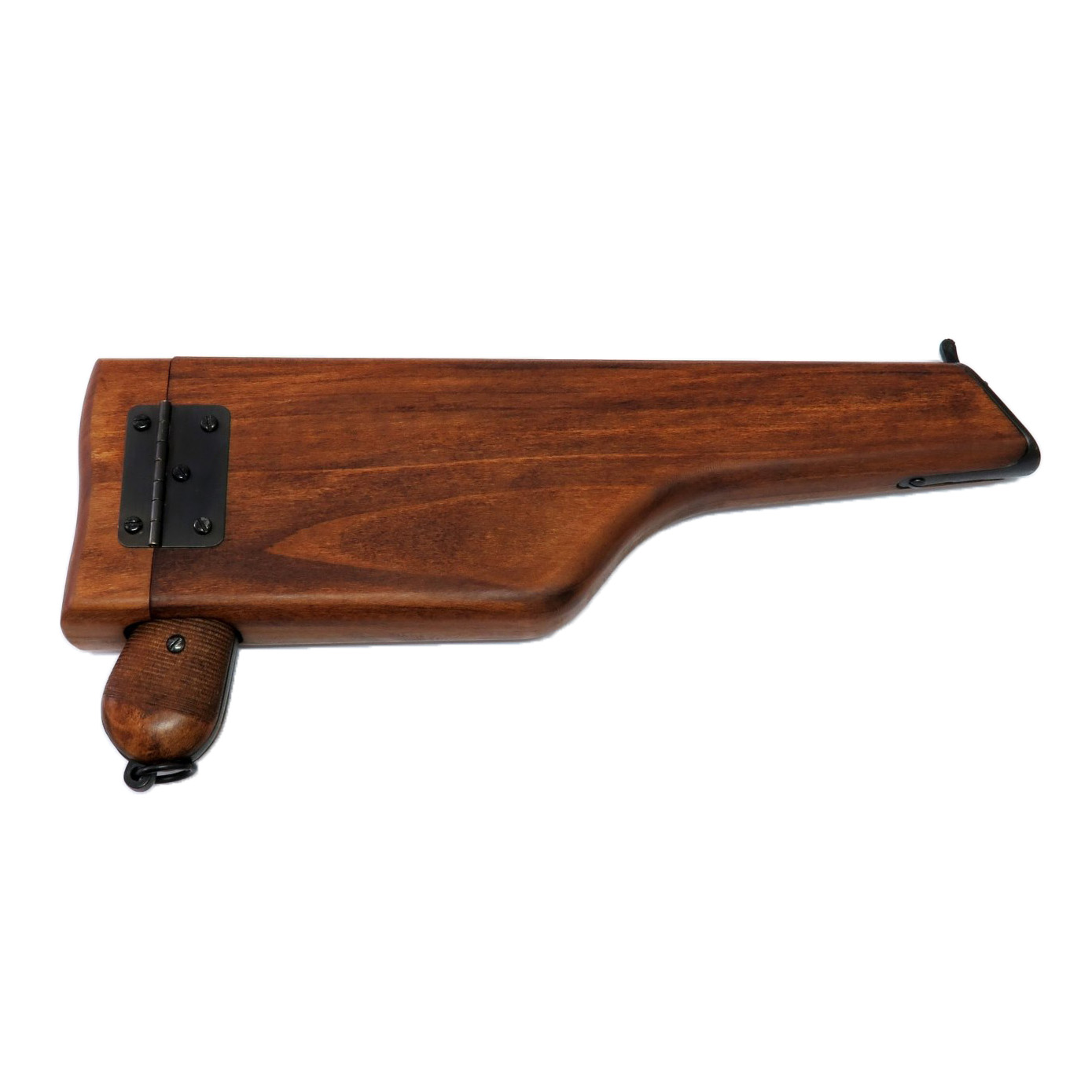 C96-Pistole, Deutschland 1896 aus Metall mit Holzgriffen und Schafthülse