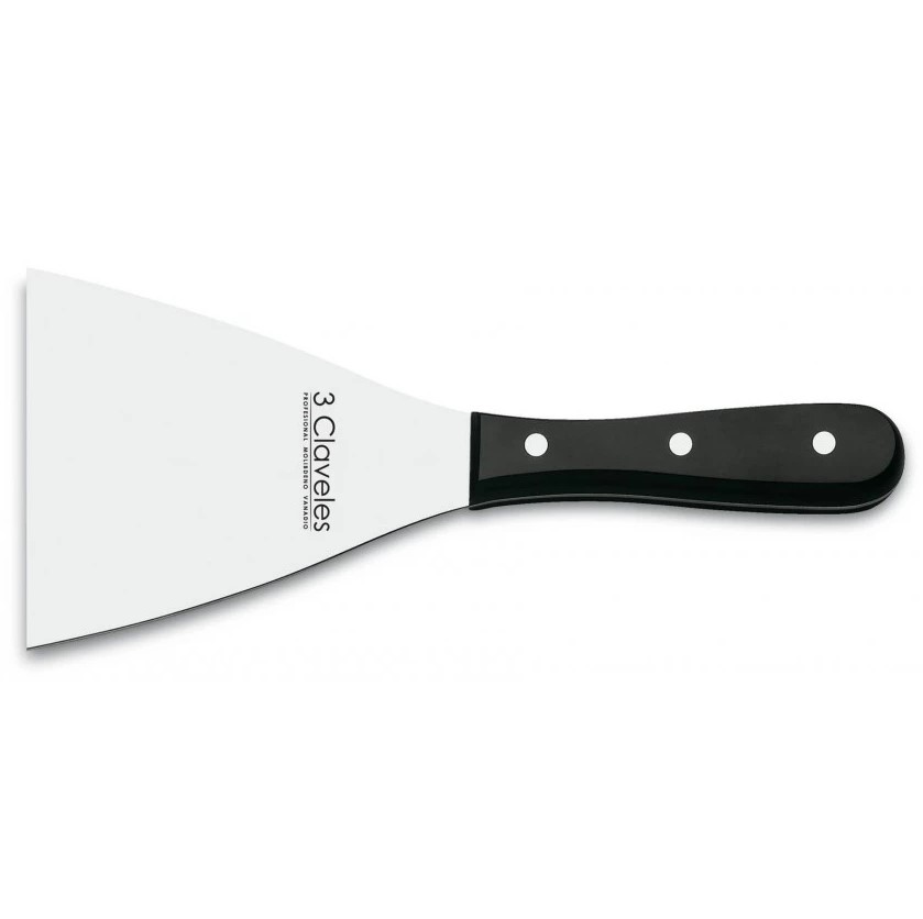 Uniblock-Spatel 12x13 cm mit Pom-Griff 3 Claveles