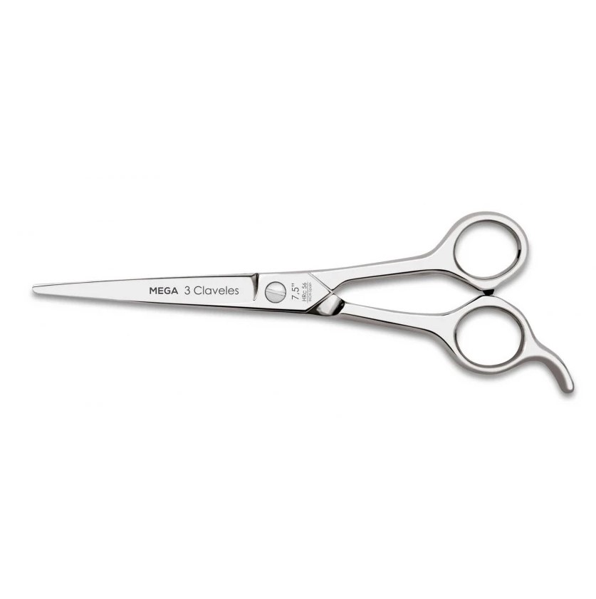 Mega 7,5" Friseurschere mit Mikroverzahnung 3 Claveles