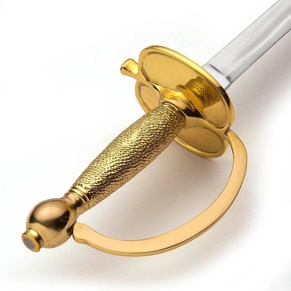Espada 1840 NCO de Windlass con vaina de acero y puño dorado