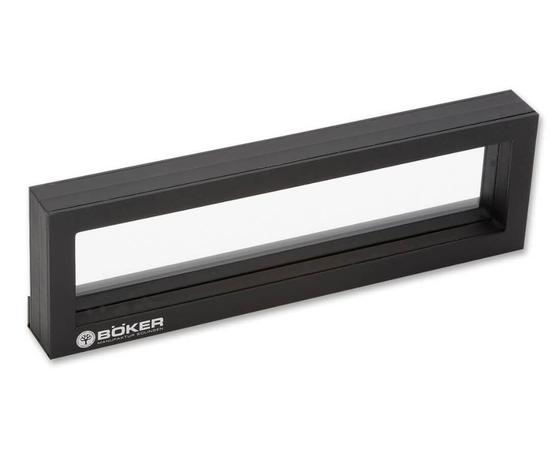 Coltellino tascabile Boker Tirpitz-Damast 42 collection con lama in damasco e manico in alluminio e noce