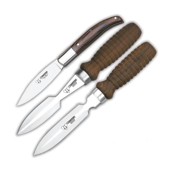 Cudeman Stierkampf-Set, gebogen, einteilig. Geschwungene Eichelspitze mit feinem Griff