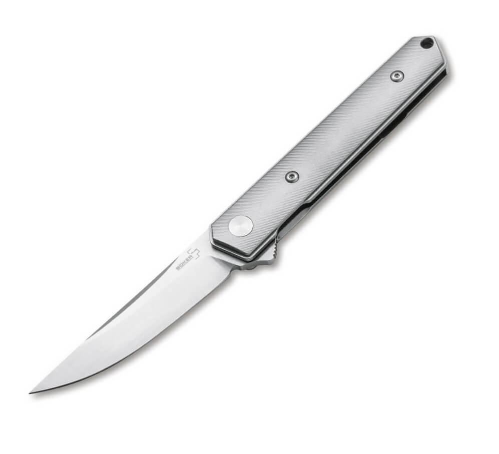 Boker Plus Kwaiken Mini Flipper Titan D2 Steel Tactical Knife