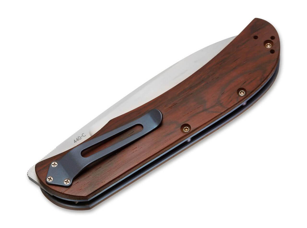 Boker Plus Exskelibur I pocket knife with cocobolo handles