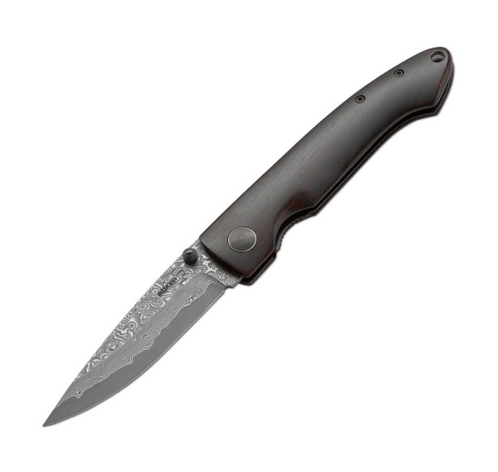 Boker Plus Damascus Gent I pocket knife with 8.2 cm damascus stee...