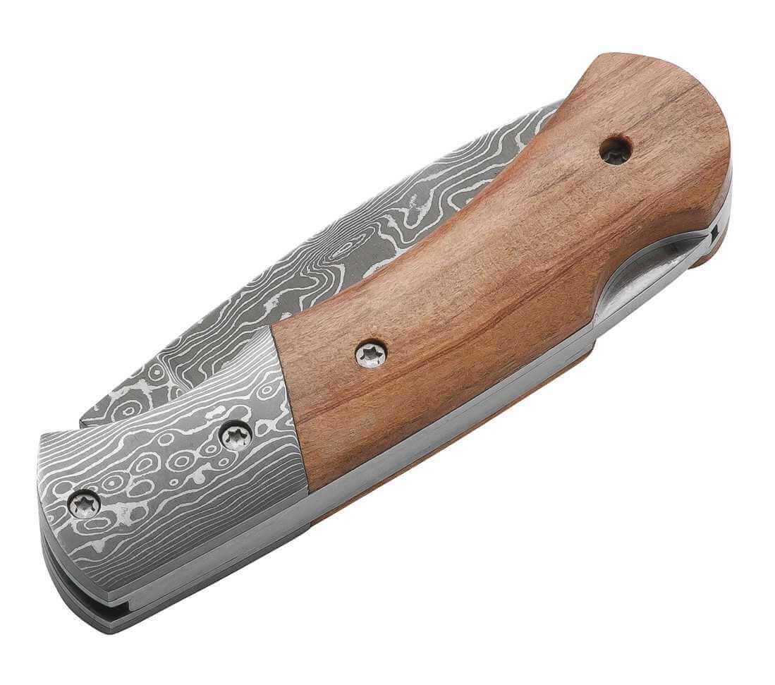 Boker Magnum Damascus Mistress folding knife