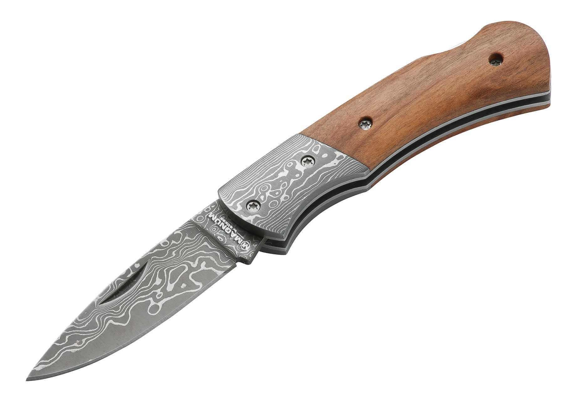 Boker Magnum Damascus Mistress folding knife