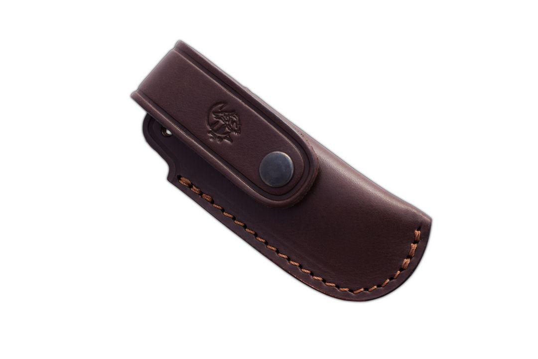 Coltello JV Country con manico in corna di cervo e bolster in alpacca