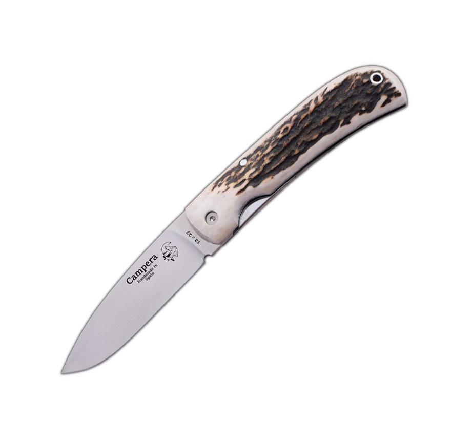 JV Navaja Campera con mango de asta de ciervo