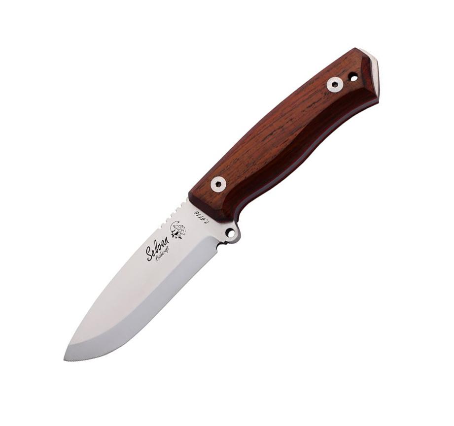 JV Selvan with scandi edge with cocobolo wood handle