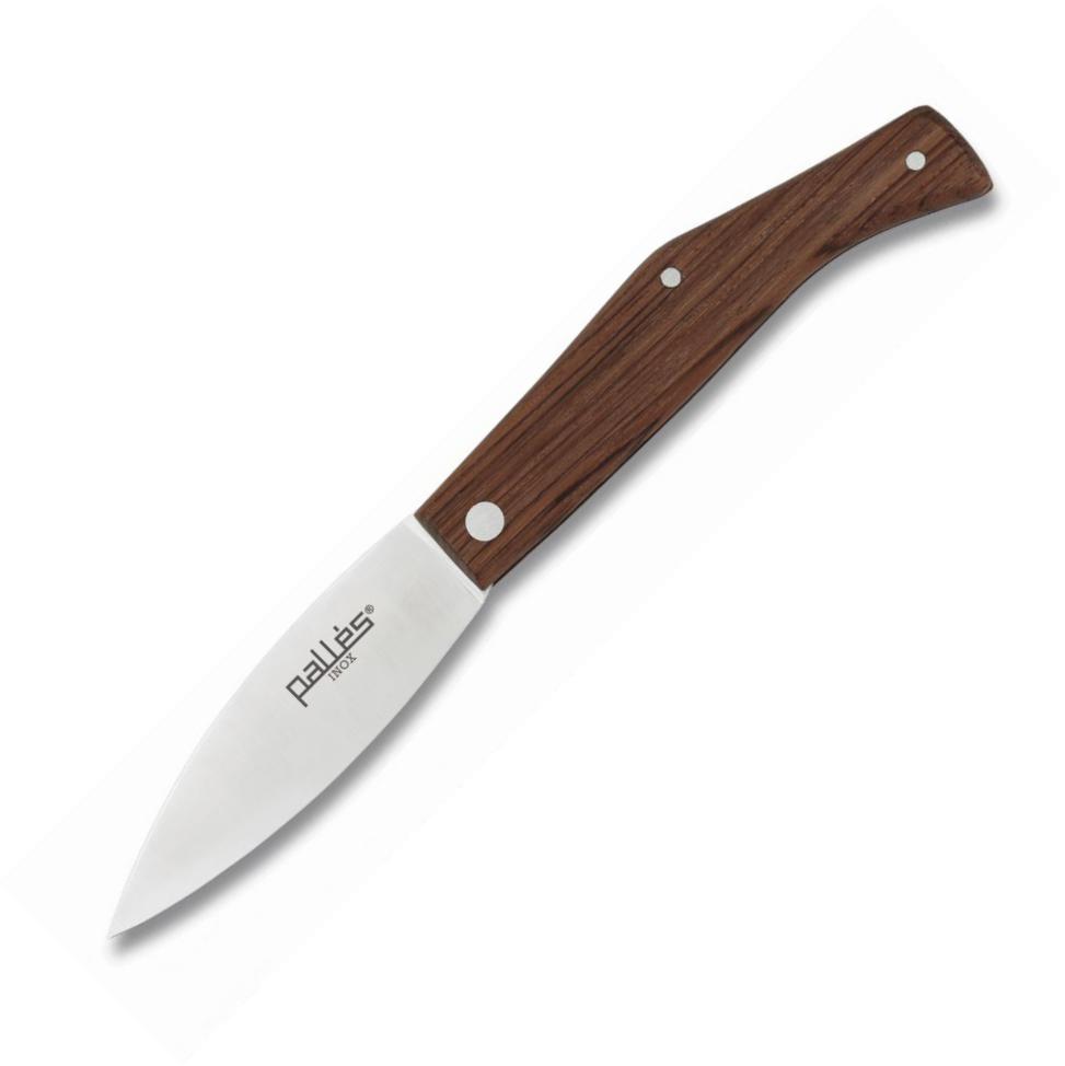 PALLES Nº1 Taschenmesser mit Holzschalen und 9 cm Edelstahlklinge