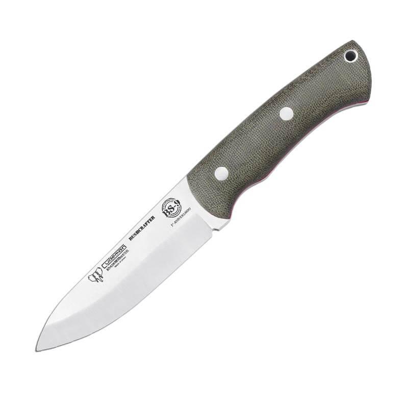 Faca Cudeman bushcraft mod. BS9. alça de lona Micarta
