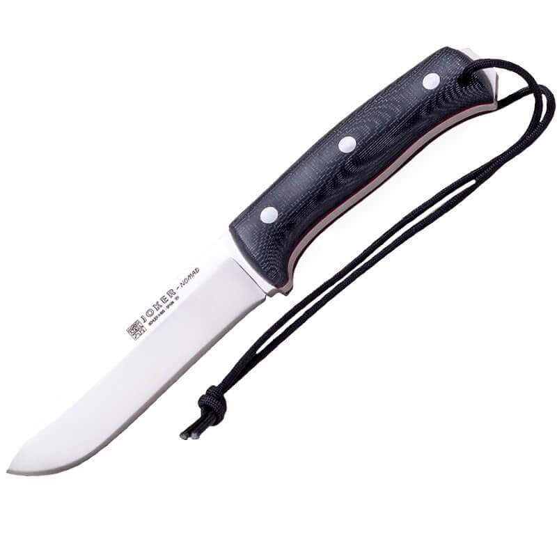 Faca Bushcraft Joker Nomad micarta preta