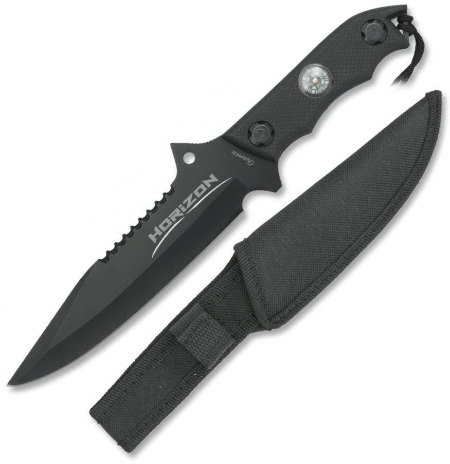 Albainox Black Horizon Einsatzmesser mit 17,2 cm langer Klinge