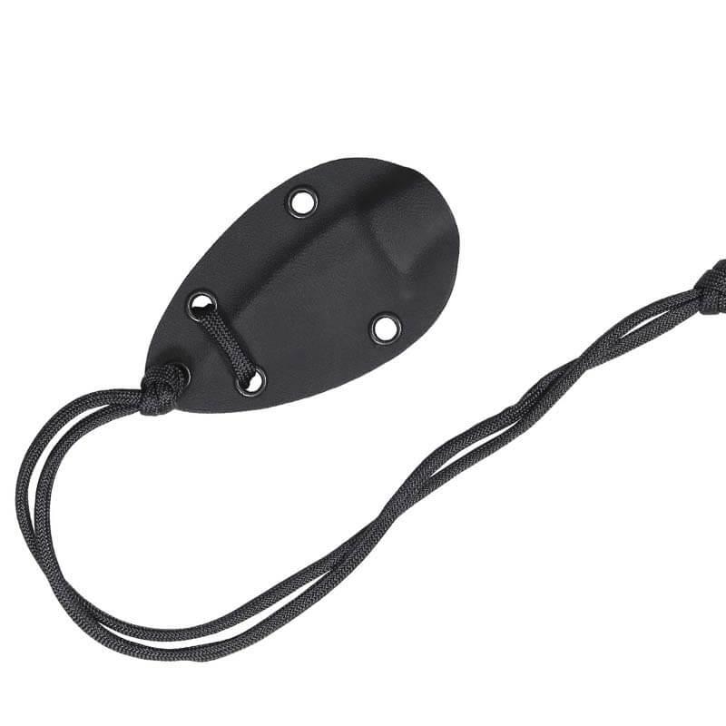 Cudeman Bushcraftmesser Mod. YODA. Griff aus Micarta-Segeltuch. Kydex-Scheide.