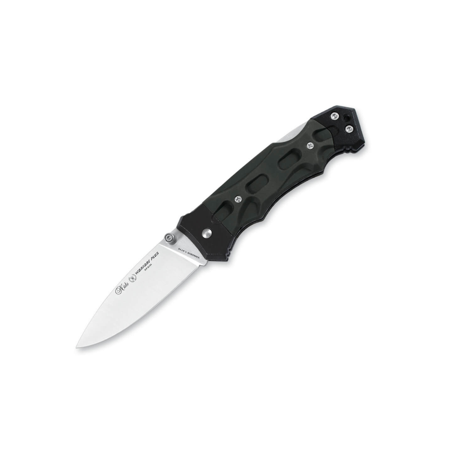 Nieto Warfare Plus pocketknife with forprene handle