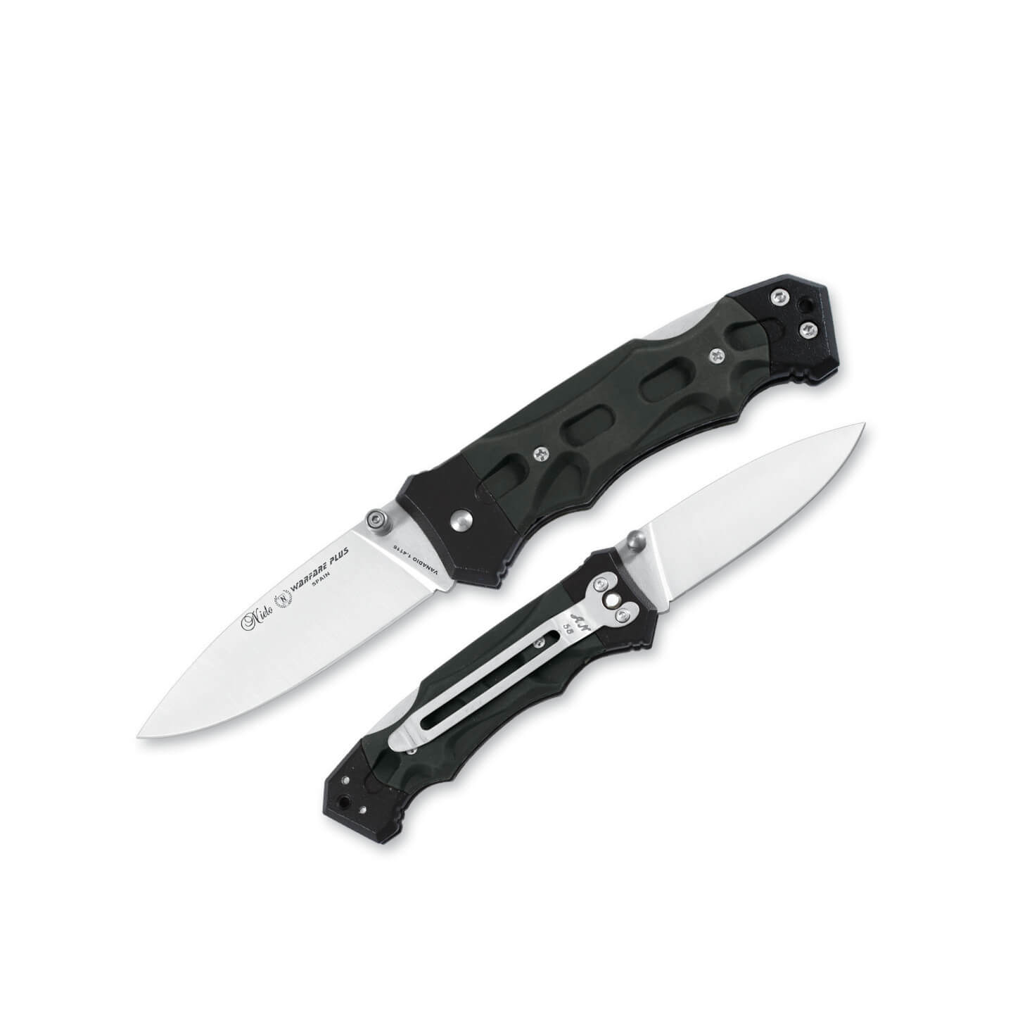 Nieto Warfare Plus pocketknife with forprene handle