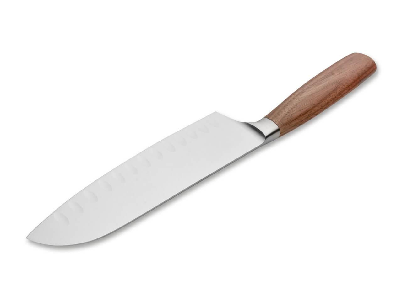 Böker Core Santoku Kochmesser mit Hohlschliff