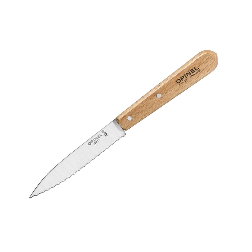 Opinel N113 Messer mit Wellenschliff und 10 cm Klinge aus rostfre...