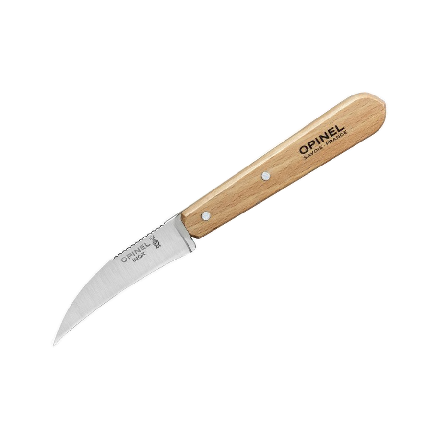 Opinel N114 Gemüsemesser mit 7 cm langer Klinge aus rostfreiem St...