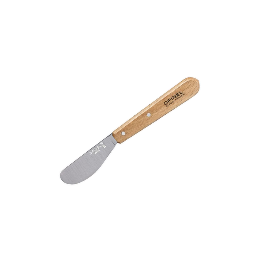 Opinel N117 Buttermesser mit 6,5 cm Klinge aus rostfreiem Stahl.