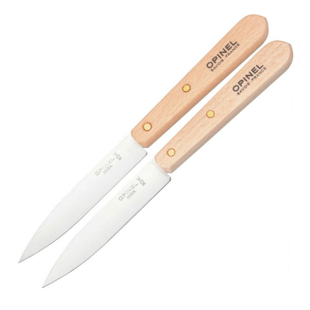 Box von 2 N112 Carbon patateros Messer mit 10 cm Klinge.