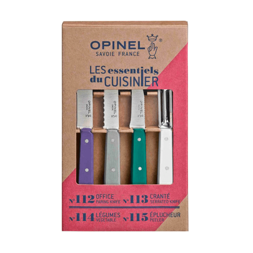 Set de 4 couteaux Art Déco de base par Opinel.