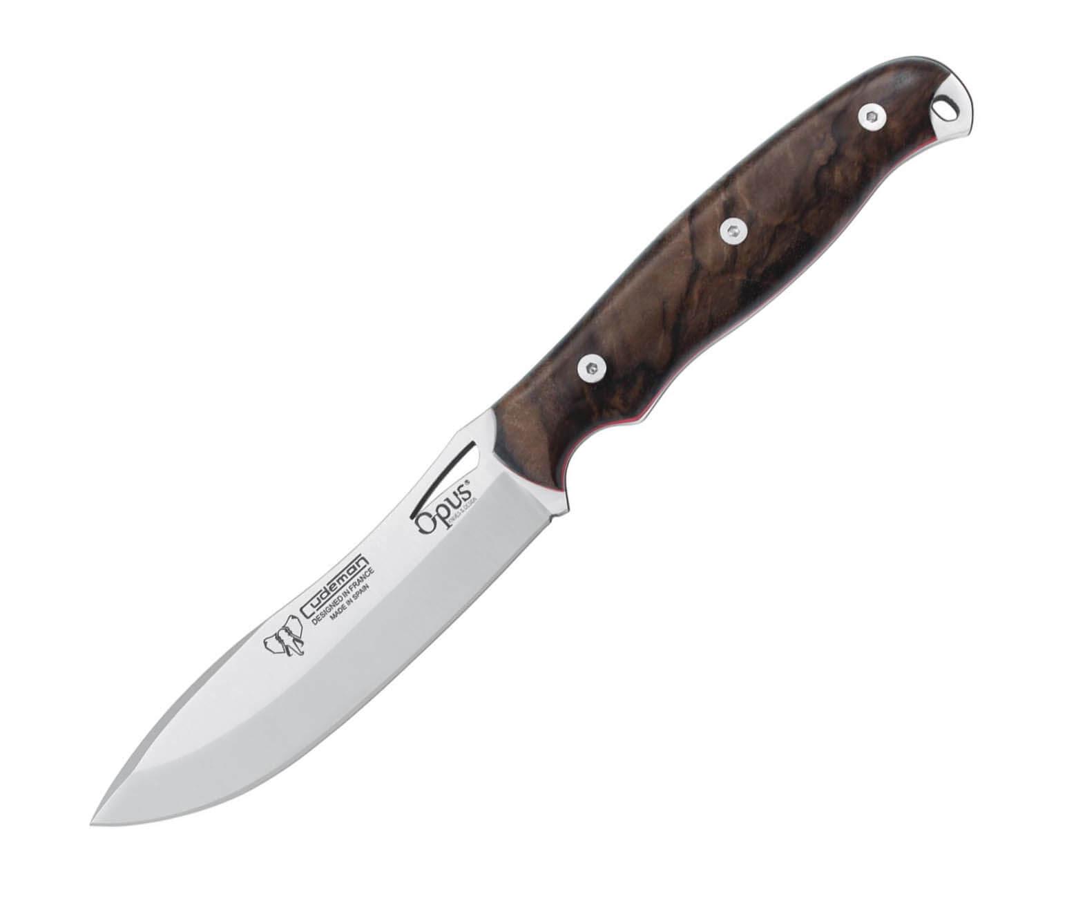 Nessmuk Cudeman OPUS Ness Wolf 208-G knife with walnut handle