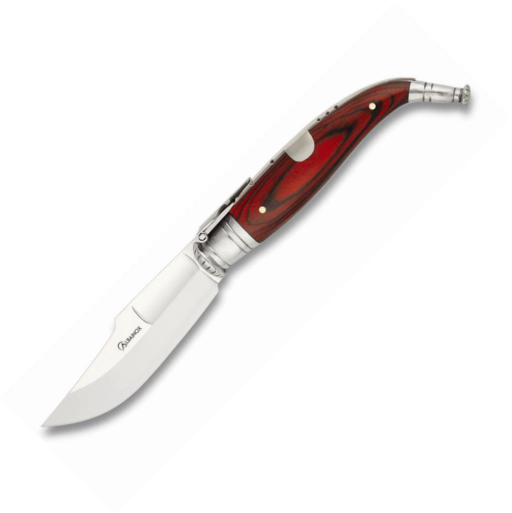 CLASSIC LUXURY Knife Nº0 with wooden handle and 7.5 cm blade