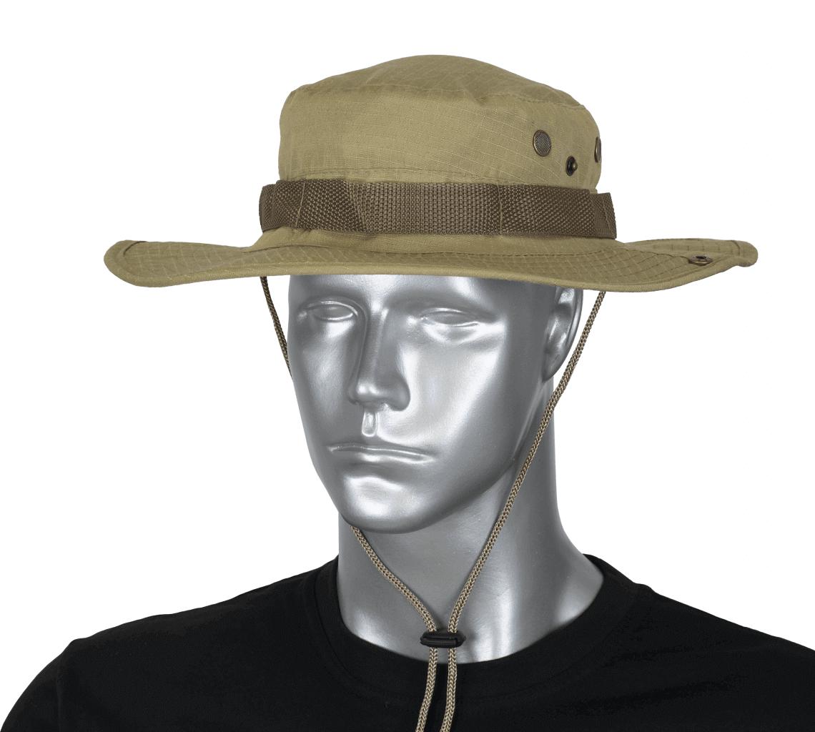 Cappello a secchiello color cuoio, taglia unica, 56 cm