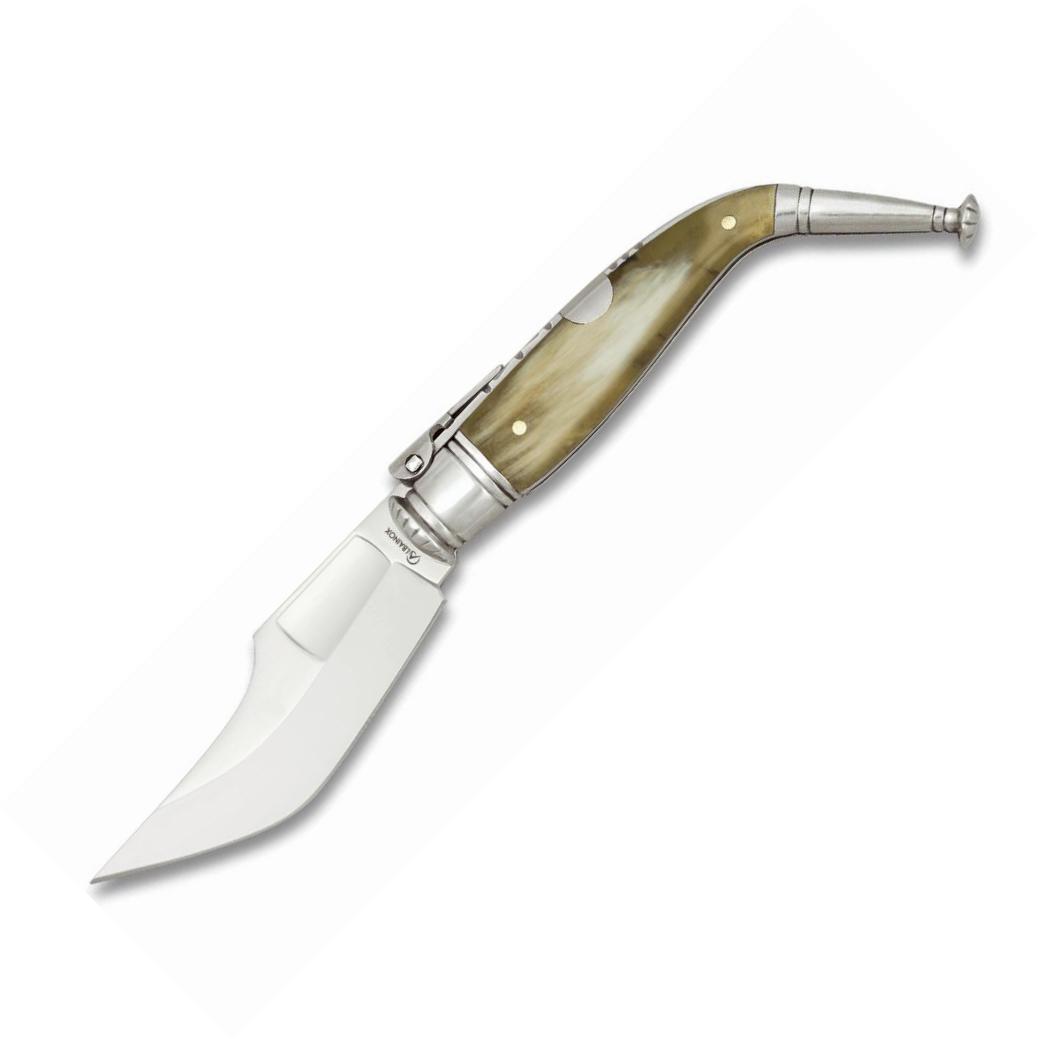 JEREZANA Nº1 Taschenmesser mit Stierhorngriff. 8,4 cm