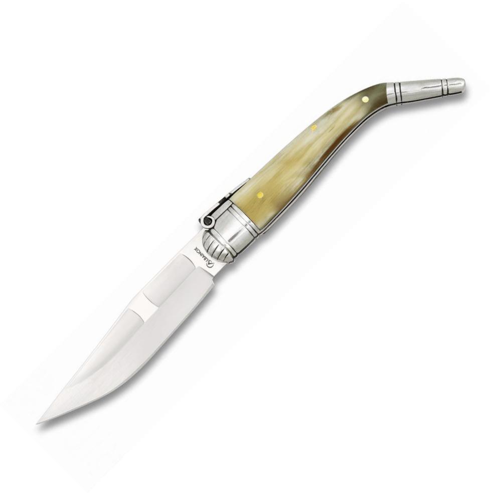 SEVILLANA Nº1 Taschenmesser mit Stierhorngriff mit 9,7 cm langer ...