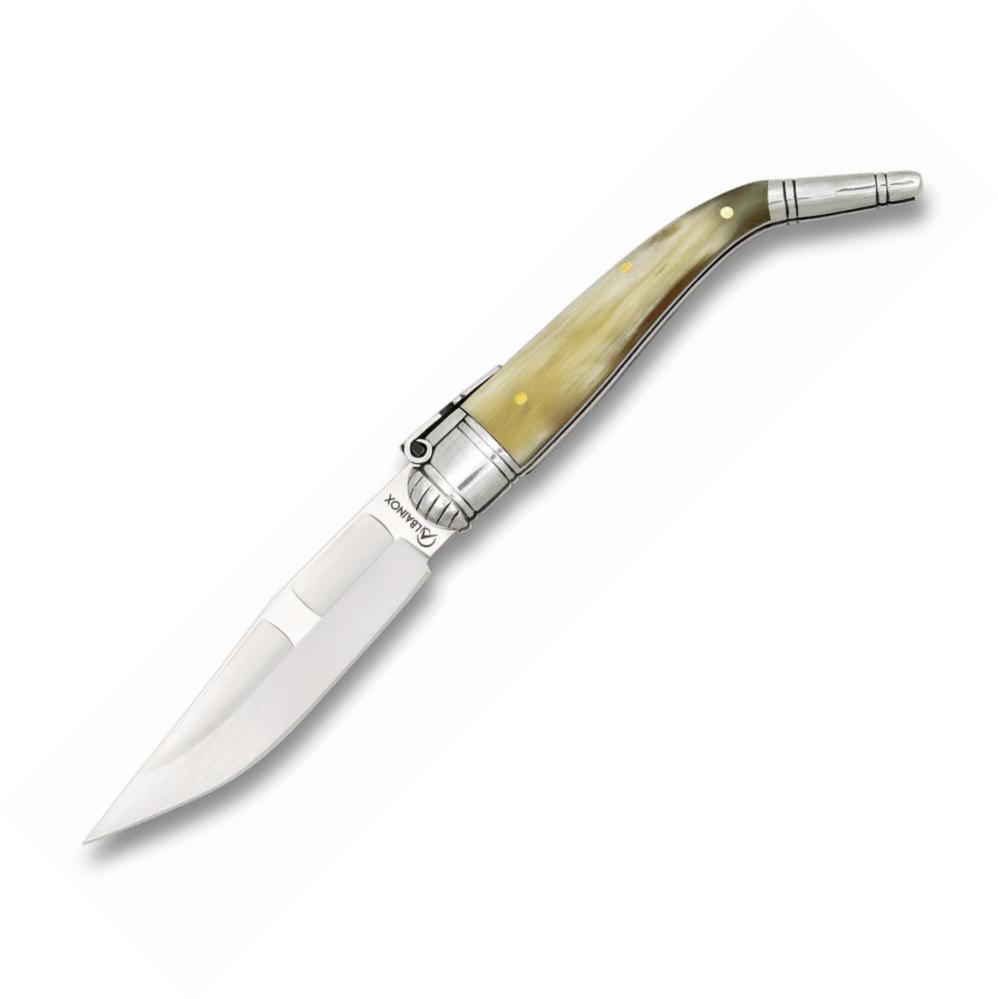 Coltello chiudibile SEVILLANA Nº00 con manico in corno di toro e ...