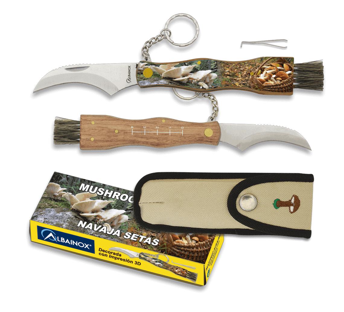 Navaja Setera 3D de Albainox presentada en caja con funda de nylo...