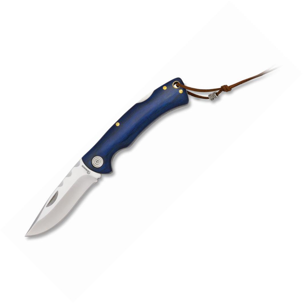Albainox pocket knife designed in Spain with blue stamina handle ...