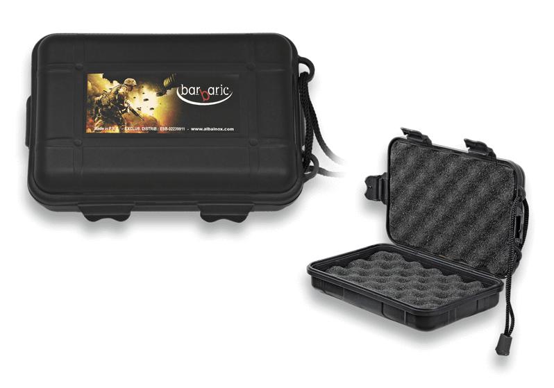 Schwarze ABS-Box mit gepolstertem Innenraum, Abmessungen 13,5 x 9...