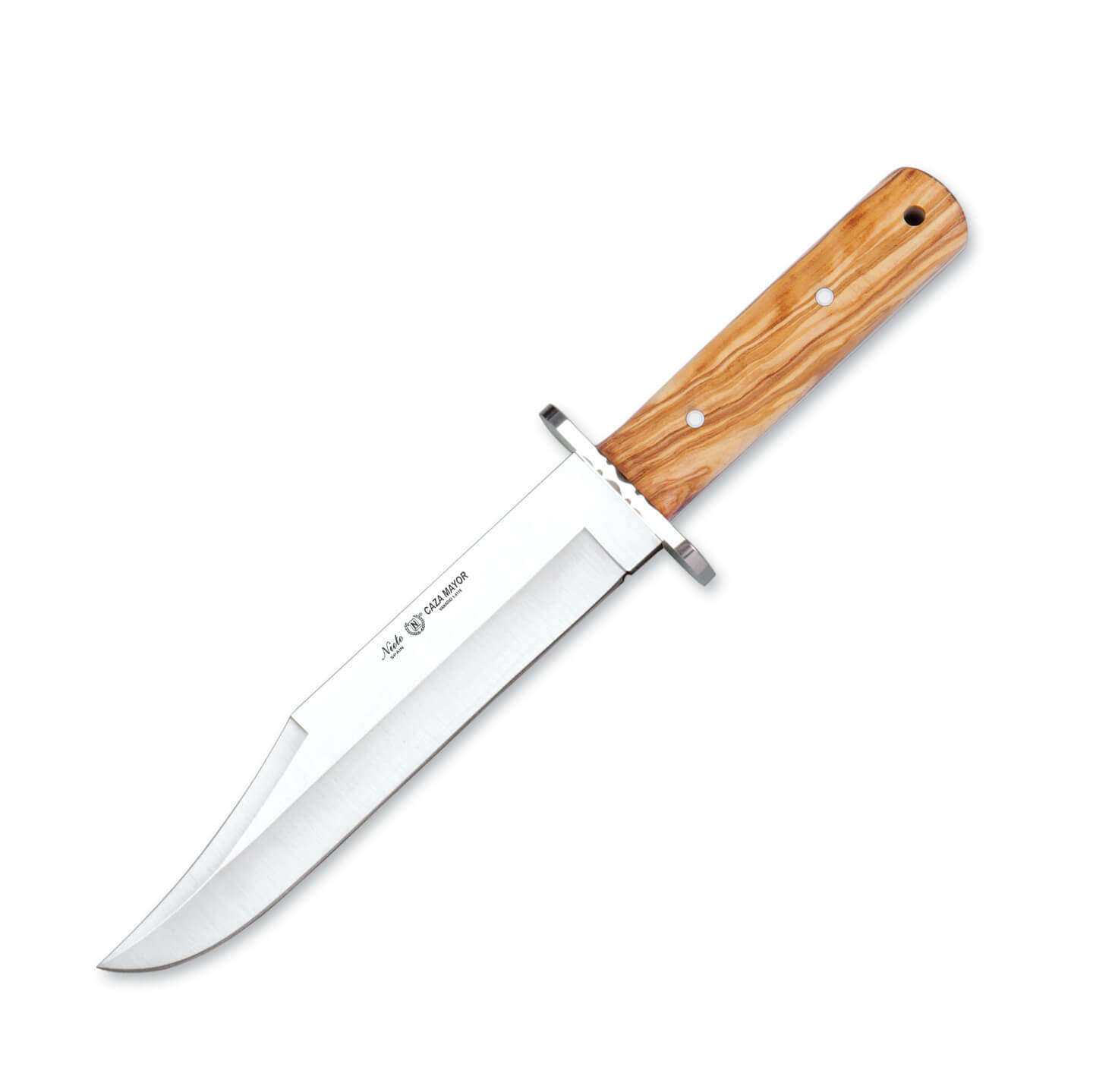 Coltello da caccia Nieto Caza Mayor con manico in legno d'ulivo e...