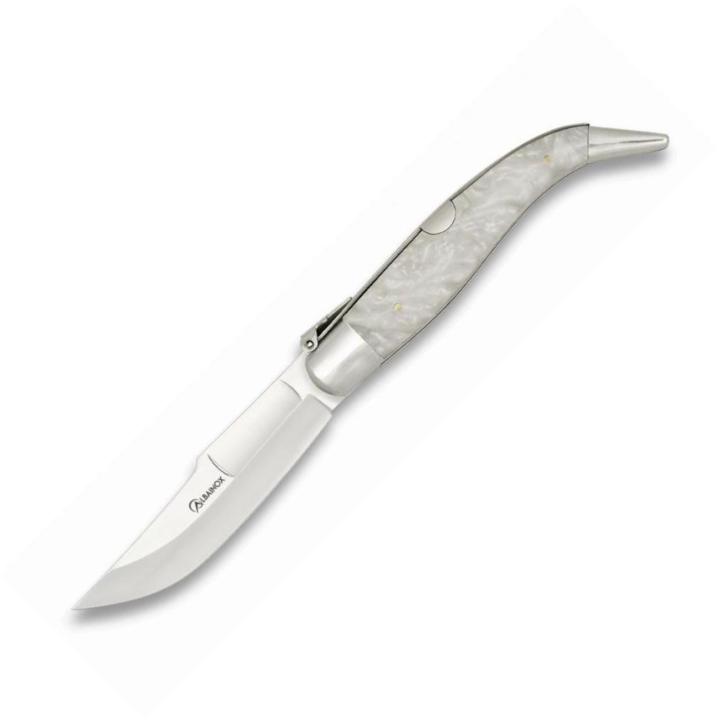 Albainox TEJA Nº0 folding knife with imitation mother-of-pearl ha...