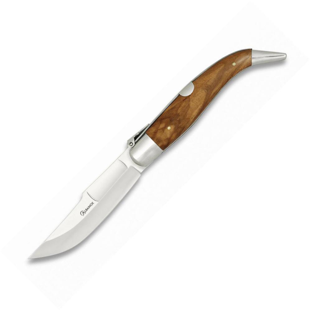 Albainox TEJA Nº1 Taschenmesser mit Olivenschalen, Aluminiumzwing...