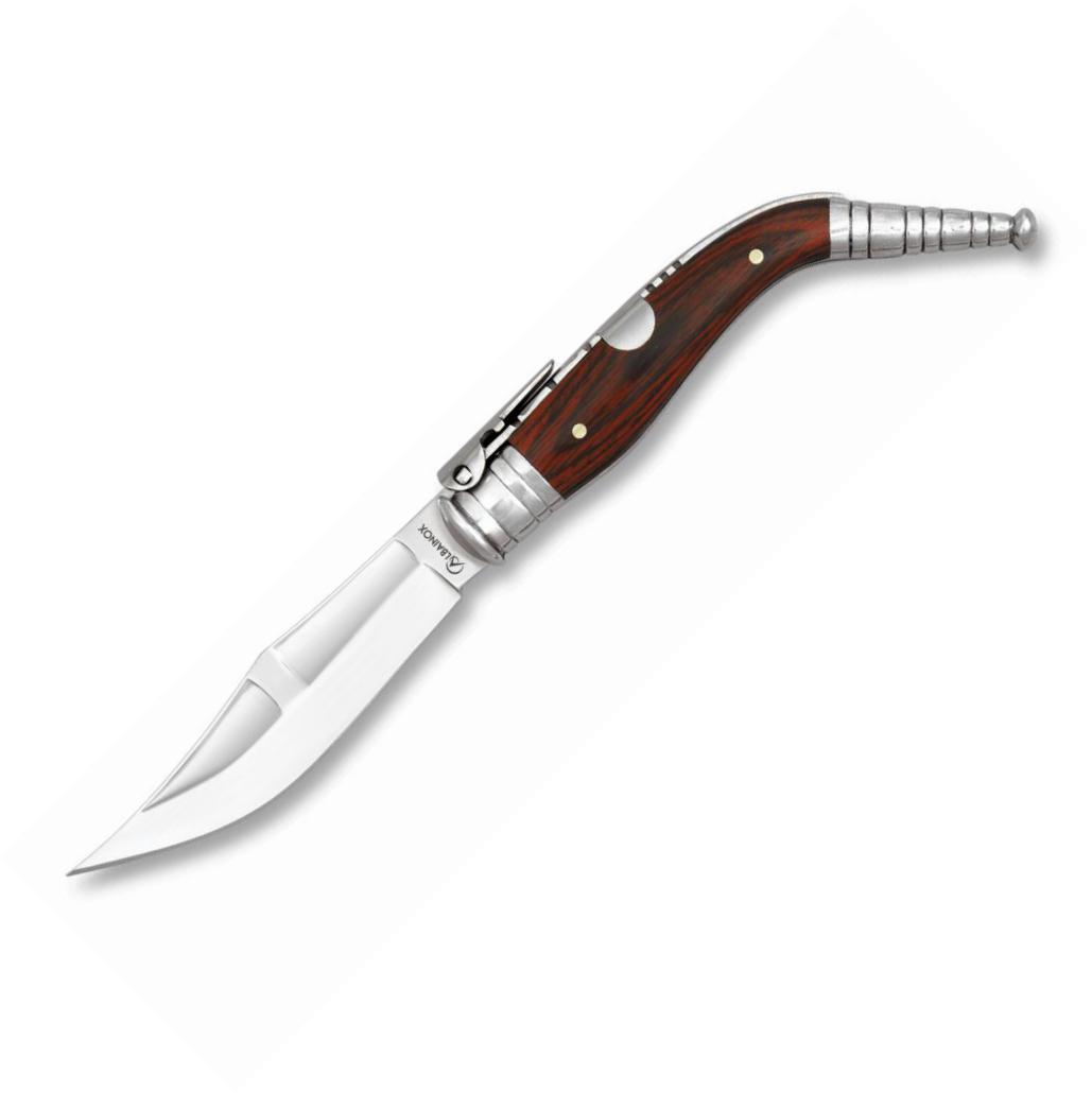 Navaja BANDOLERA Nº2 con mango de madera roja de 15 cm y hoja de ...