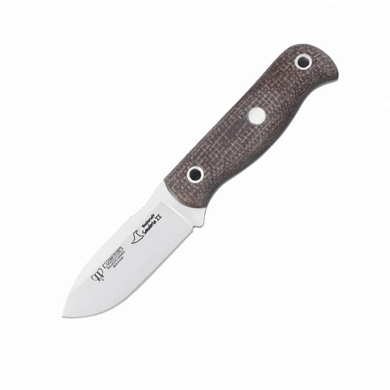 Bushcraft knife Sanabria II brown jute Cudeman