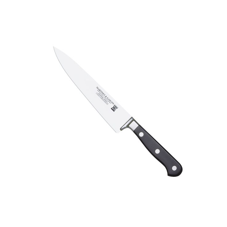 Kochmesser mit 18 cm Klinge und schwarzem Polyoxymethylen-Griff m...