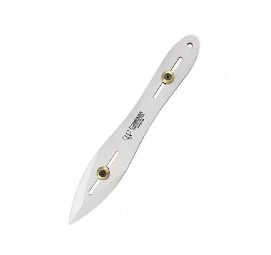 Couteau de lancer Cudeman de couleur grise. Acier 420. 25,5cm