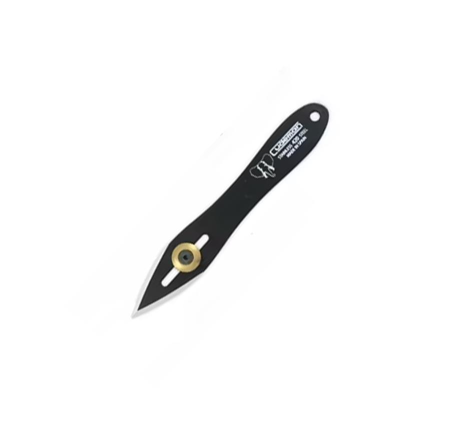 Couteau de lancer Cudeman couleur noire. Acier 420. 15cm