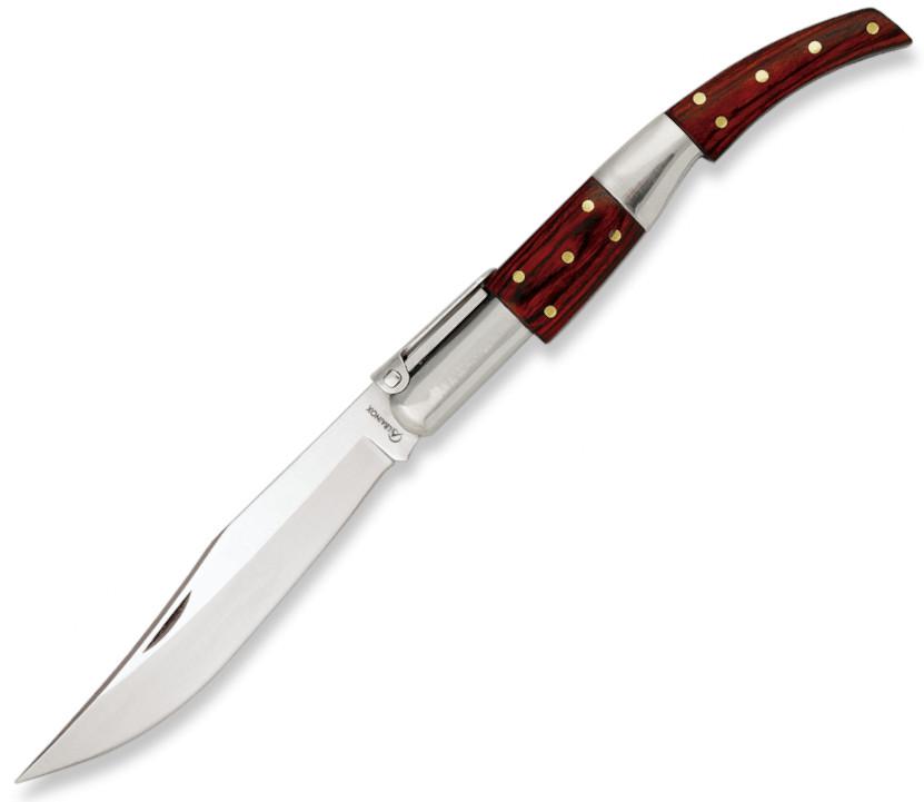 Temperino arabo con cricchetto nº 0, manico in legno di stamina r...