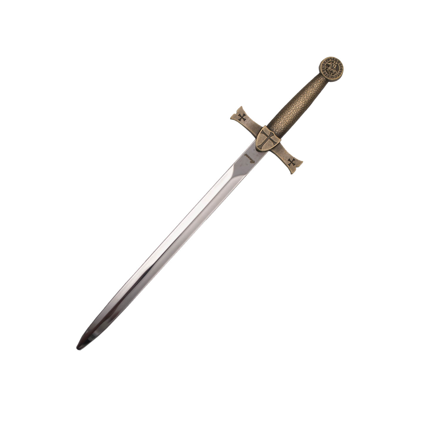 Ouvre-lettre réplique épée Templier en bronze
