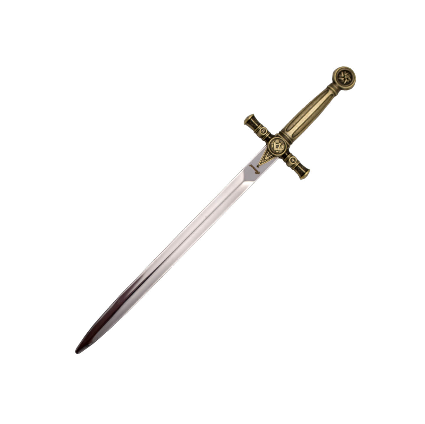 Réplique d'épée maçonnique ouvre-lettre bronze