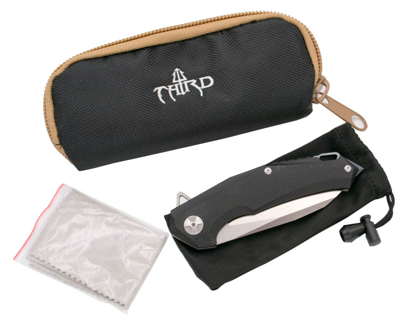 Limitierte Auflage Messer mit schwarzem G10 und Titan Griff und Ball Bearing Öffnung