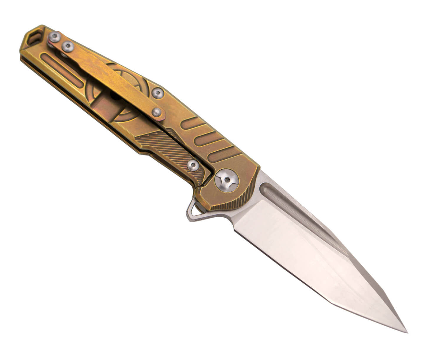 Limitierte Auflage Messer mit Titan Griff mit Ball Bearing Öffnung