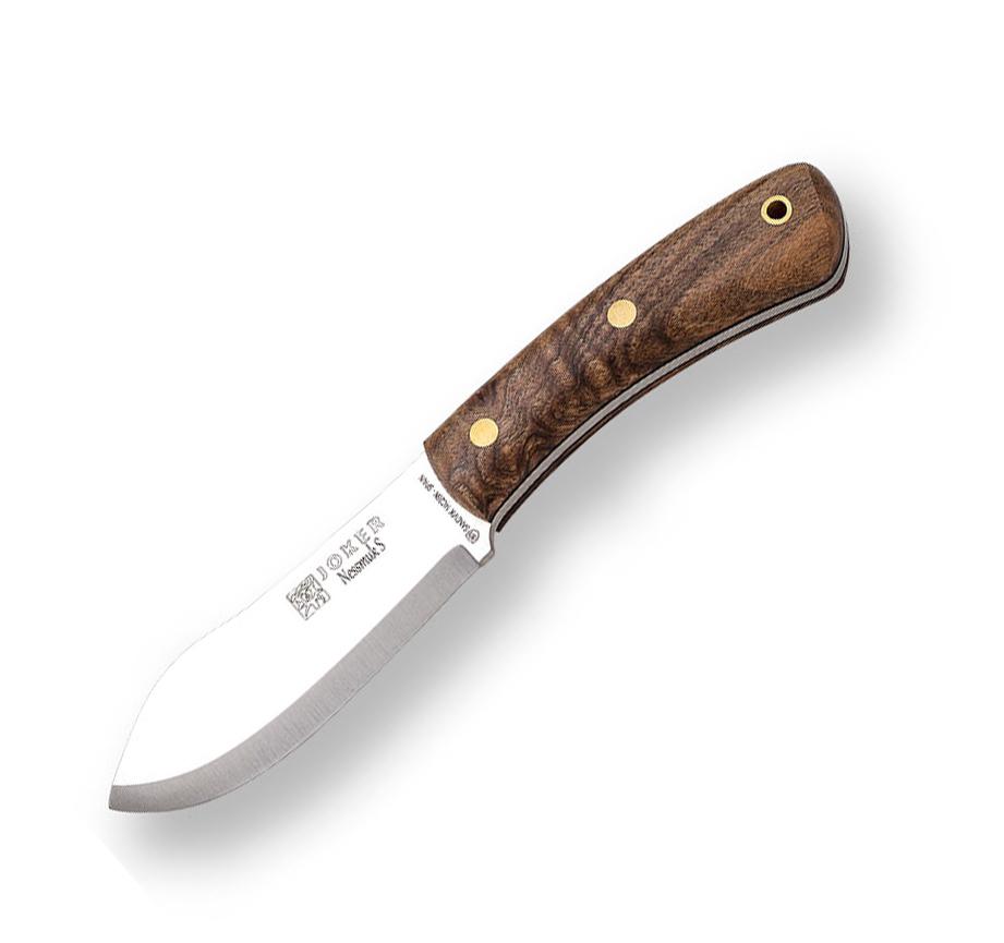Couteau de bushcraft Joker Nessmuk S avec manche en noyer
